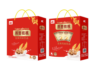 好梦立式开窗礼盒装燕麦核桃饮品